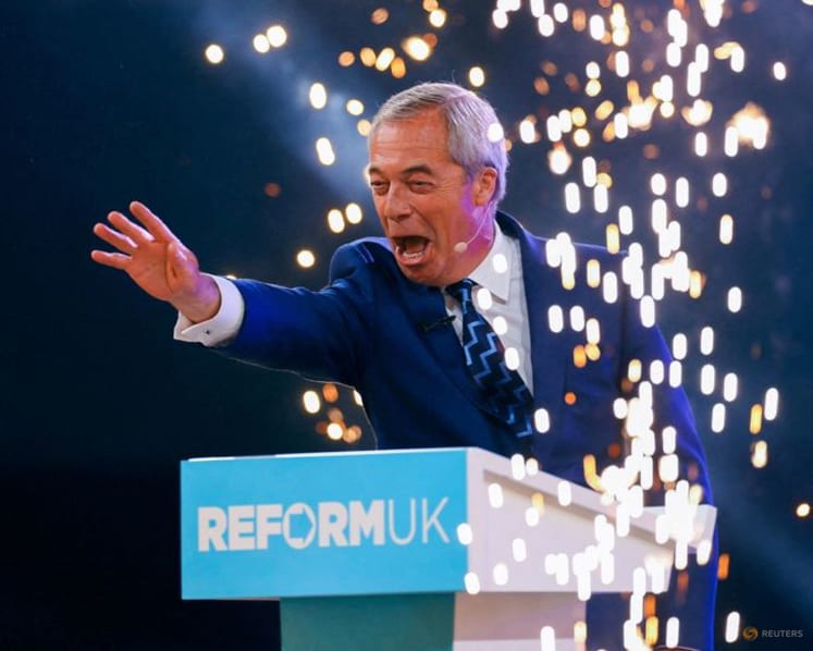 Cash-rich Reform UK launches fightback with new media platform