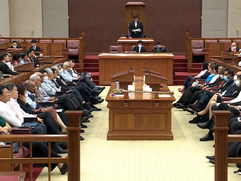 Singapore Parliament on Nov 29, 2022. Singapore Parliament on Nov 29, 2022.