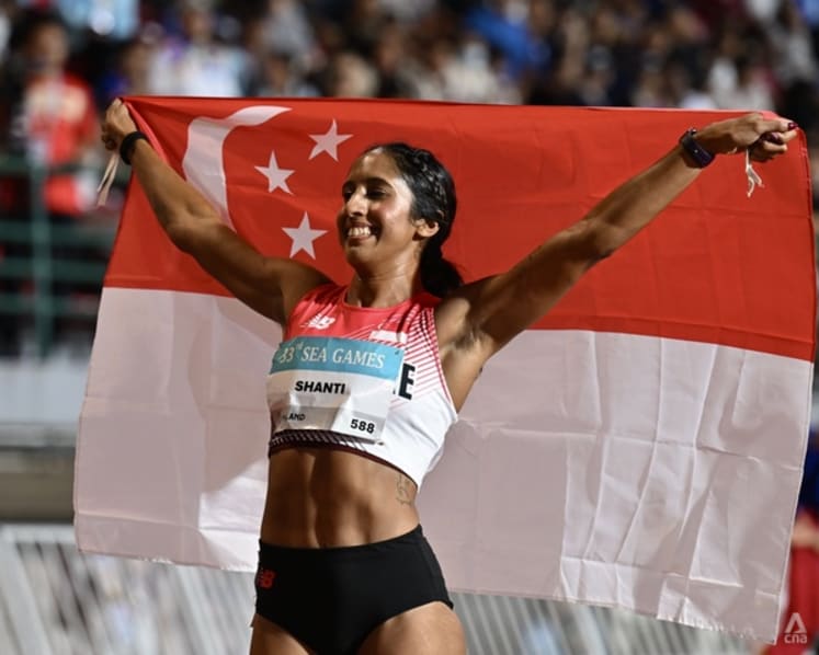 Shanti Pereira qualifies for 100m semi-finals at Commonwealth Games