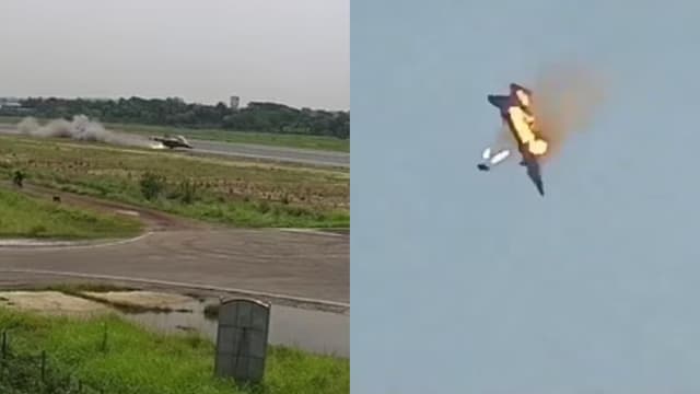 疑效仿电影低空翻滚特技 军机坠毁一死一命危