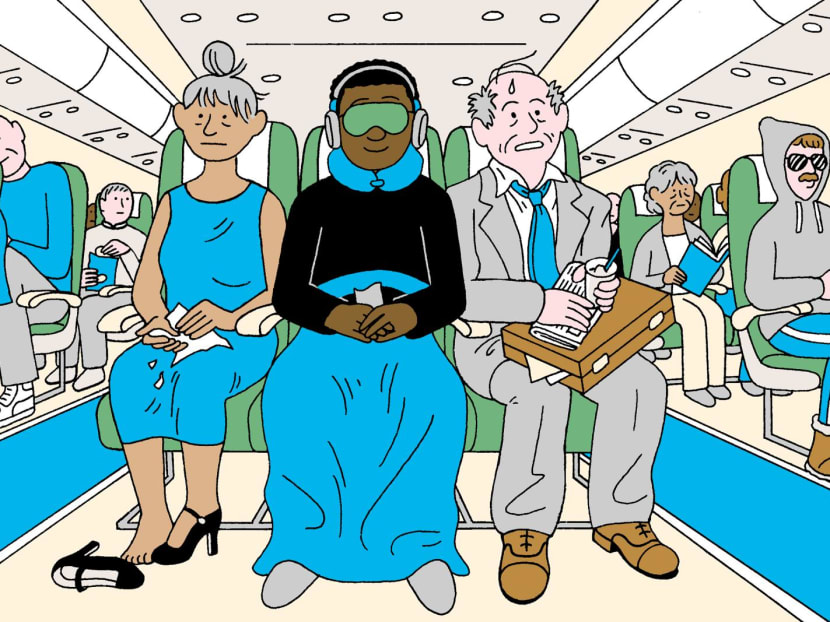 How to actually get some sleep on a plane during long flights