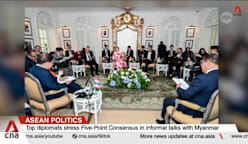 ASEAN foreign ministers hold informal meeting with Myanmar counterpart in Bangkok