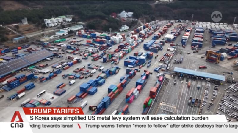 Trump tariffs: South Korea says simplified US metal levy system will ease calculation burden 