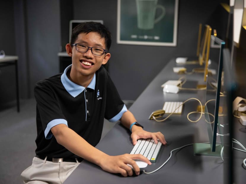 Ang Liang Tze, 14, is the founder of Kids Learn Code and studies full-time at the School of Science and Technology, Singapore.