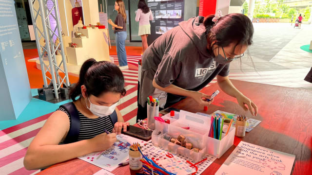 艺理会在榜鹅举办互动性路演 让艺术更贴近生活