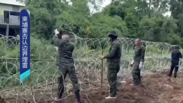 柬埔寨再度驳斥泰国指控 否认在共同边界埋设地雷