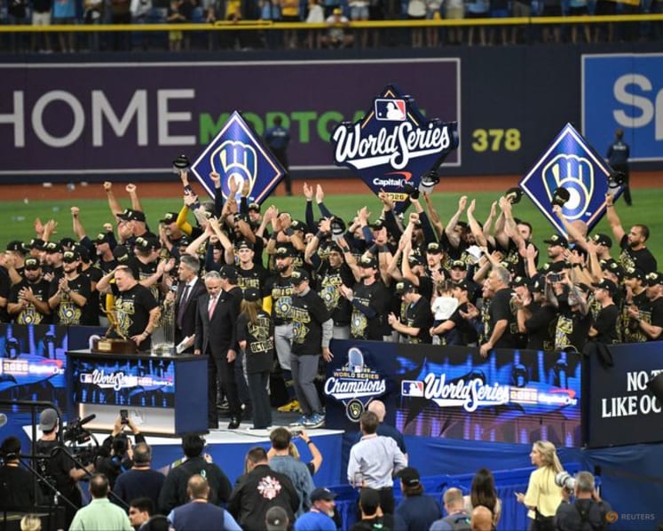 Baseball-Milwaukee brews first World Series title with triumph over Rays