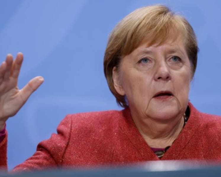 Merkel's party suffers defeats in 2 German state elections