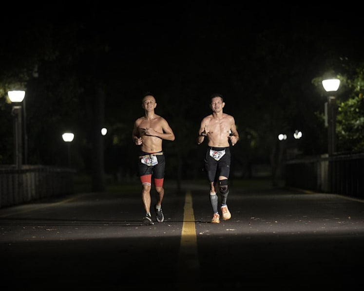 2 S'poreans run over 300km each, smashing national record in global knockout-style ultramarathon