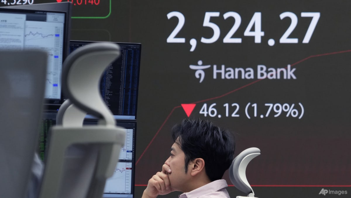 Asian markets track Wall Street selloff as Trump-fuelled economy fears build Asian markets track Wall Street selloff as Trump-fuelled economy fears build