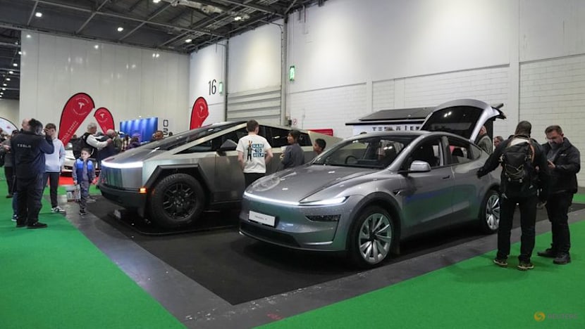 European car sales rise modestly in February, Tesla reverses year-long skid