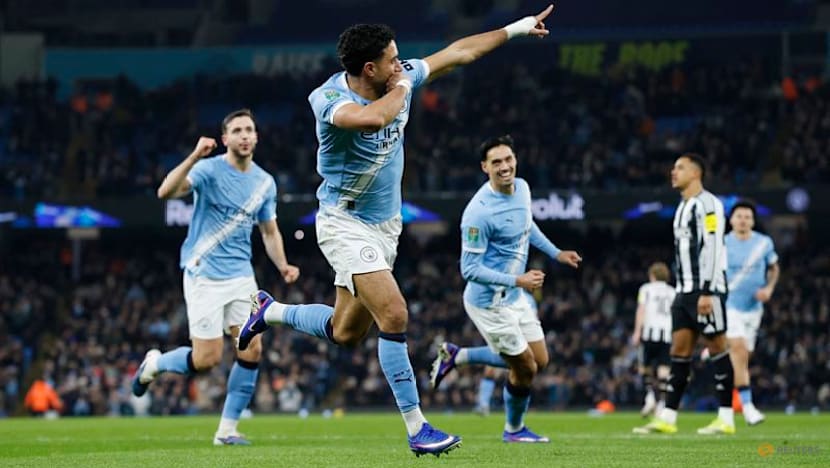 Ruthless Man City thump Newcastle to reach League Cup final