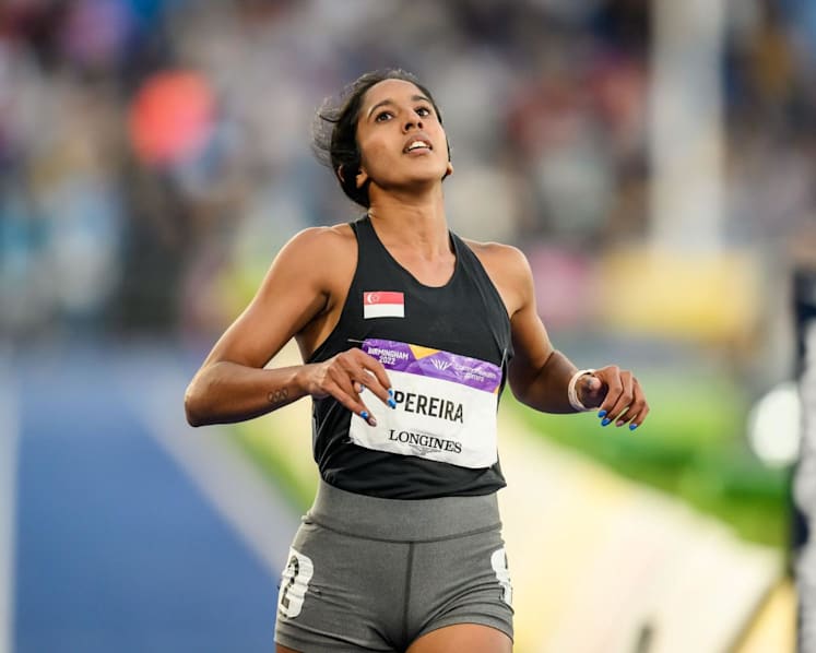 'A very pleasant surprise': Singapore sprinter Shanti Pereira breaks her own 100m national record