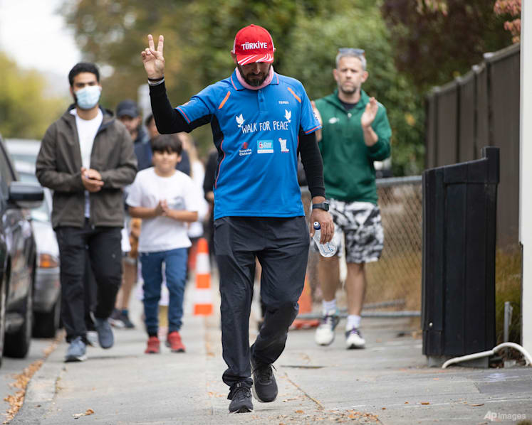 Shot 9 times at New Zealand mosque, survivor walks for peace