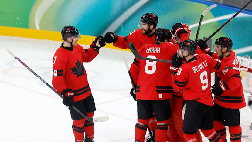 Ice hockey-US men's hockey eyes first Olympic gold in 46 years against Canada