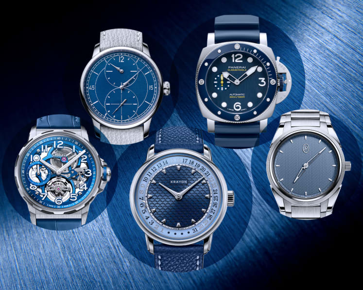 Dial up your watch collection with these 5 blue timepieces