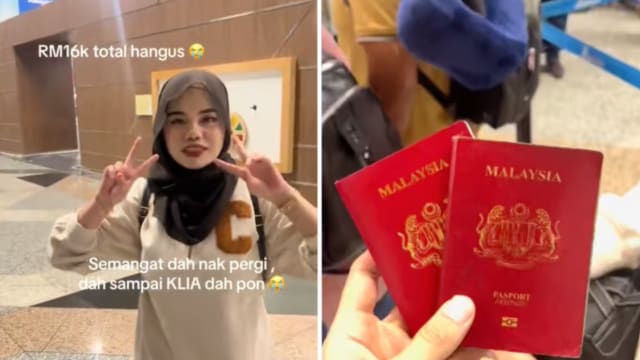 护照淋湿被拒登机 马国夫妇蜜月旅行泡汤