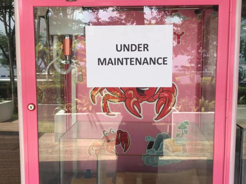 House of Seafood has apologised for using live crabs in its claw machine and has decided to stop it for the time being. House of Seafood has apologised for using live crabs in its claw machine and has decided to stop it for the time being.