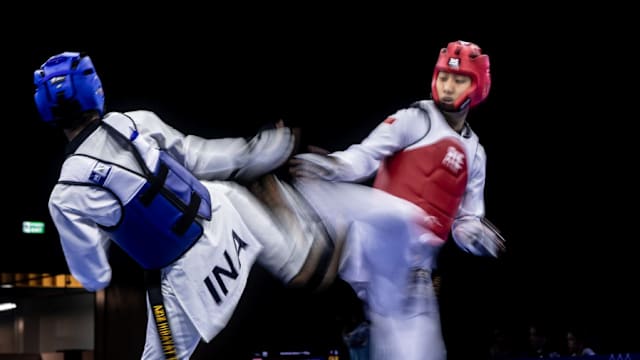 冯堇铭跆拳道男子54公斤项目不敌印尼 为我国添一面铜牌