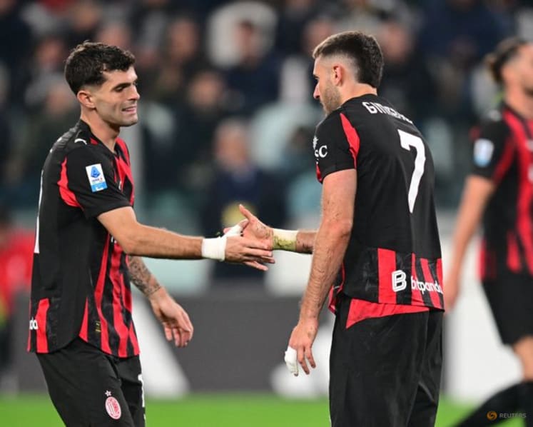 Pulisic penalty miss denies Milan top spot after 0-0 draw at Juventus