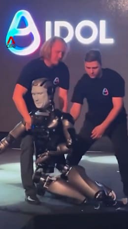 Russia’s first AI robot falls face-first seconds after unveiling