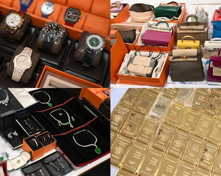 Billion-dollar money laundering case: Luxury handbags and 58 gold bars among items handed to Deloitte for liquidation