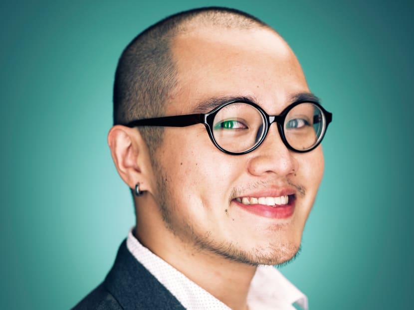 Checkpoint Theatre associate artist and young playwright Joel Tan has two plays coming up: Next week’s The Way We Go and the M1 Singapore Fringe Festival’s Mosaic in January. 
Photo: Joel Lim@Calibre Pictures / Checkpoint Theatre