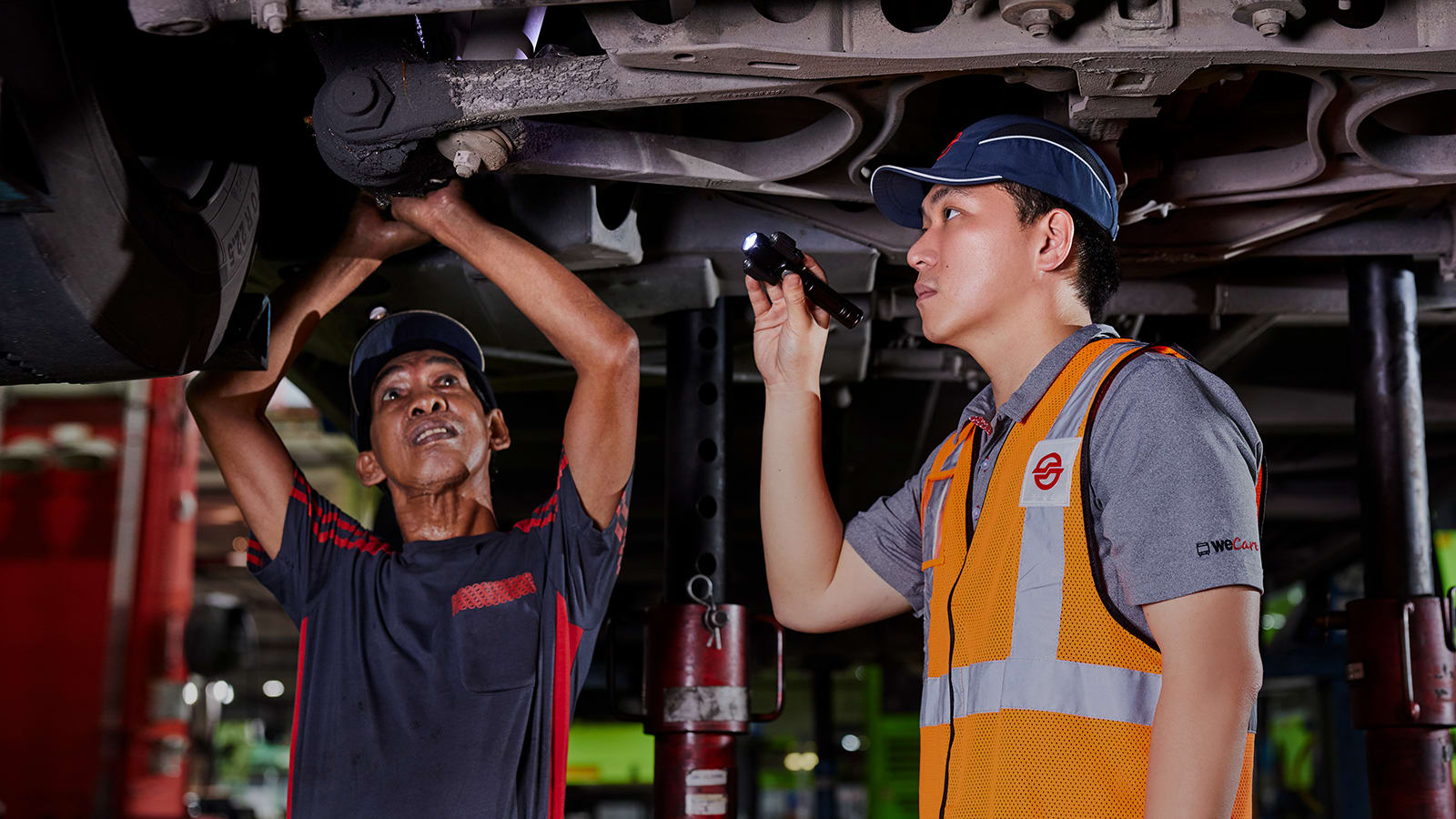 Behind the scenes, bus technicians and engineers work tirelessly to enhance the quality of Singapore’s transport network.