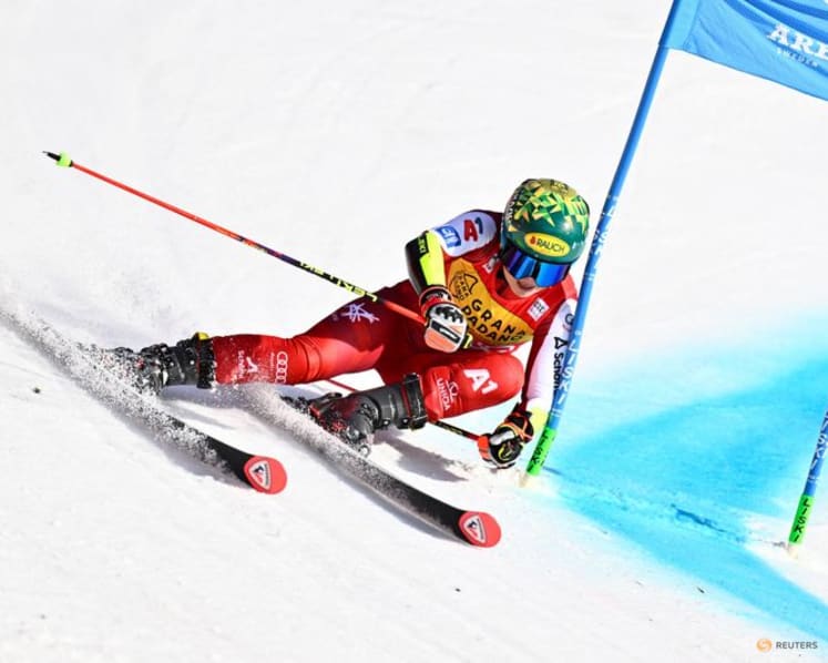 Alpine skiing-Austrian Scheib claims giant slalom globe with win in Are