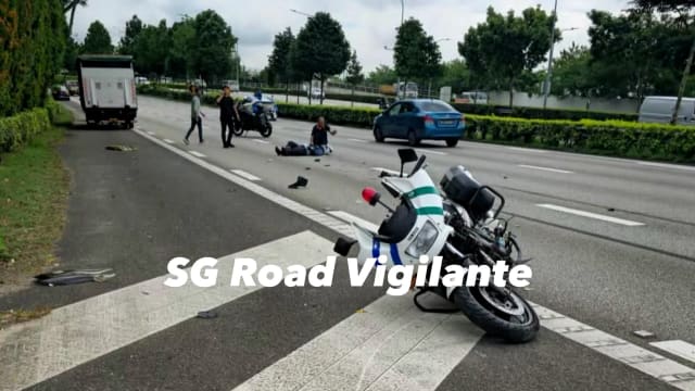 追违规骑士撞分界堤 陆交局执法人员不幸离世