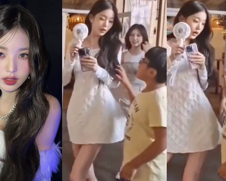 K-pop idol Jang Wonyoung seen flinching from kid who touched her; slammed by mums online 