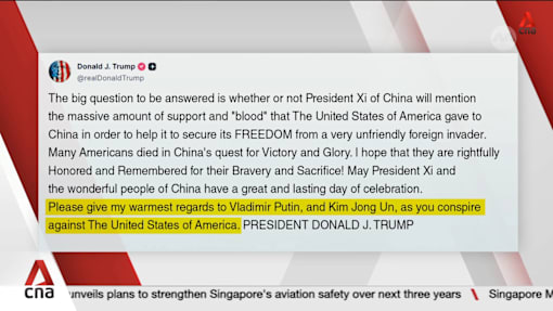 Trump accuses leaders of China, Russia and North Korea of conspiring against US