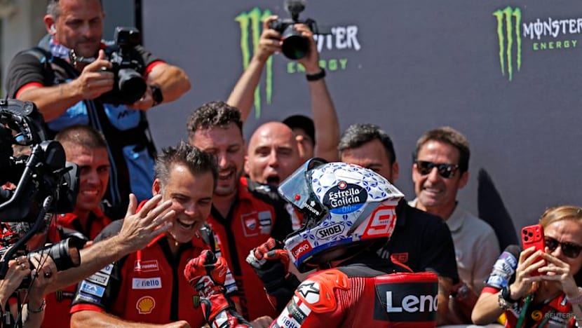 Marquez storms to Czech MotoGP victory with late pass on Bagnaia