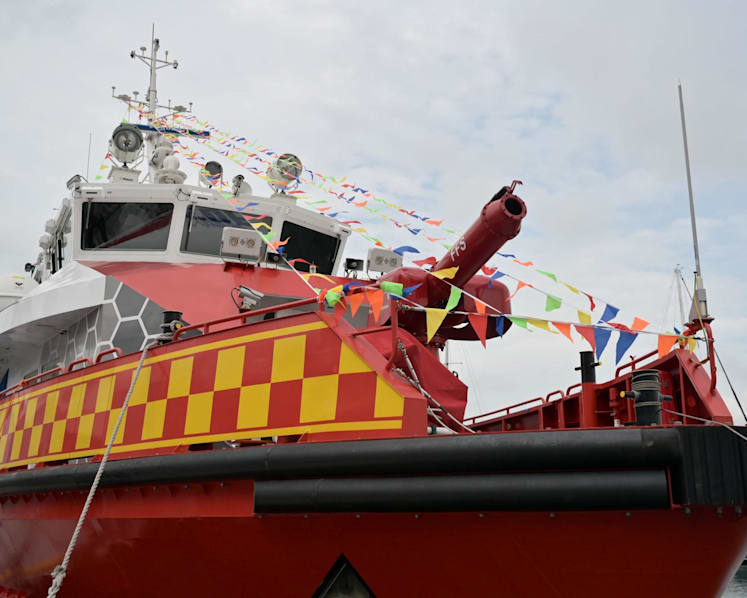 SCDF unveils Blue Dolphin, its latest marine rescue vessel