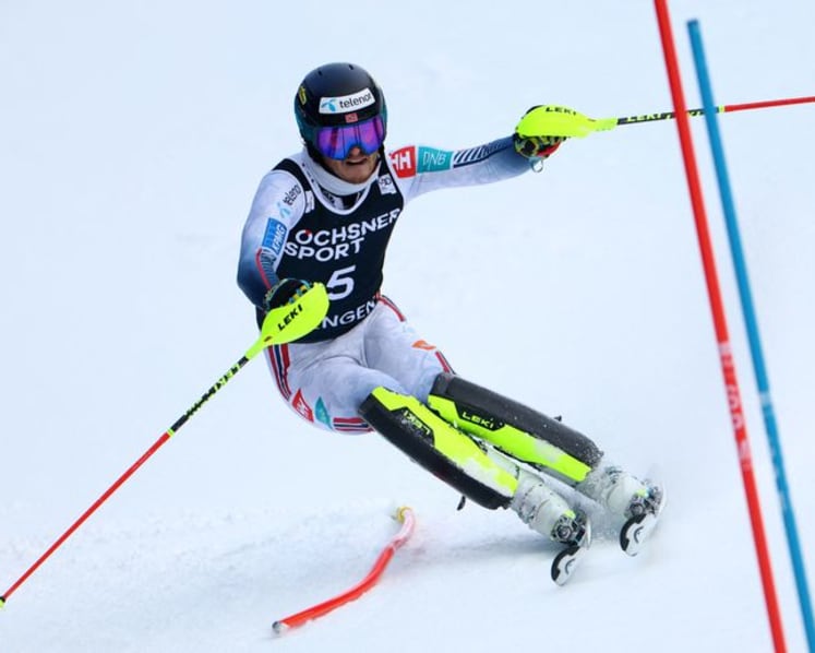 Alpine skiing-McGrath goes top of World Cup slalom standings with Wengen victory