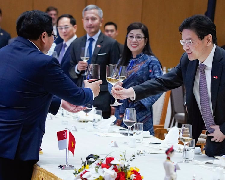 PM Wong welcomes Vietnam's support for Singapore firms expanding into new sectors under comprehensive partnership