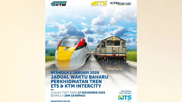 马来亚铁道公司周一开始 发售农历新年车票