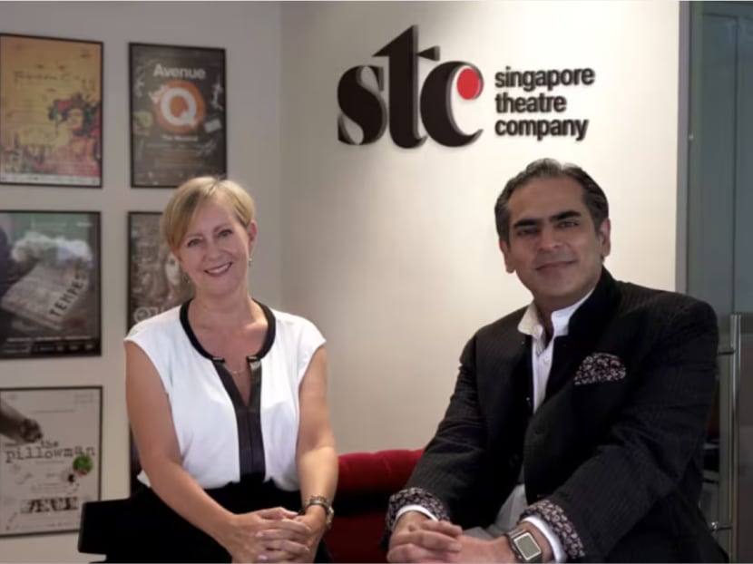 From left: Ms Charlotte Nors, Singapore Theatre Company's managing director, and Mr Gaurav Kripalani, its artistic director. 