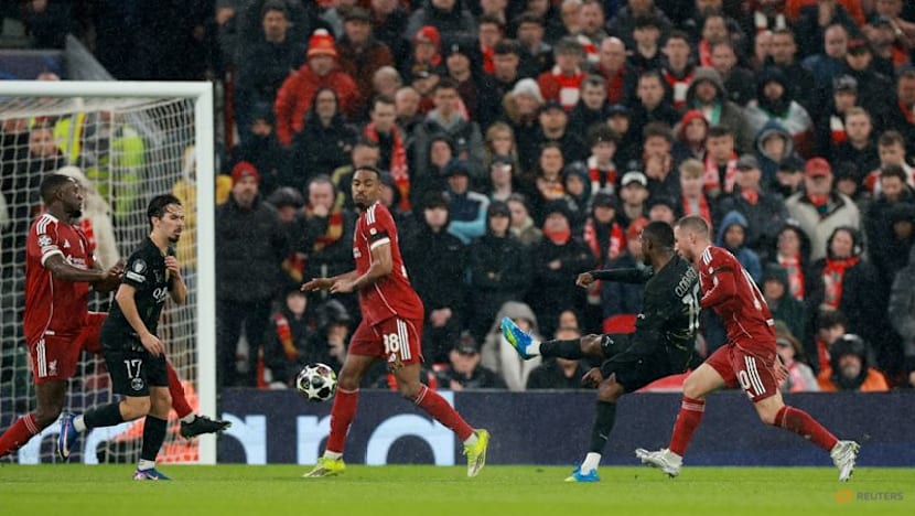 Dembele double at Liverpool fires PSG into Champions League semis