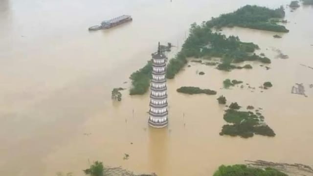 中国南部多区暴雨持续 北江料现百年一遇大水