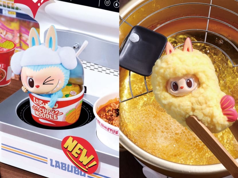 New Labubu collection dropping Jun 13 has the character as food items including cup noodles and shrimp tempura