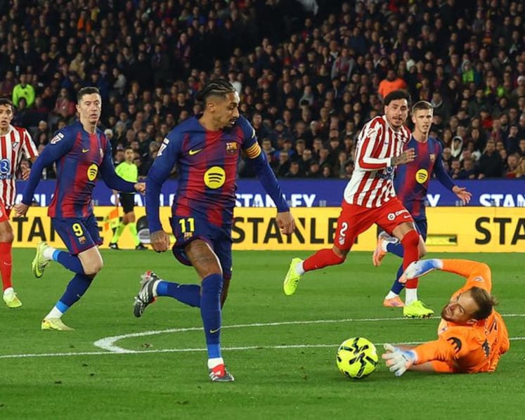 LaLiga leaders Barcelona fight back to beat Atletico 3-1