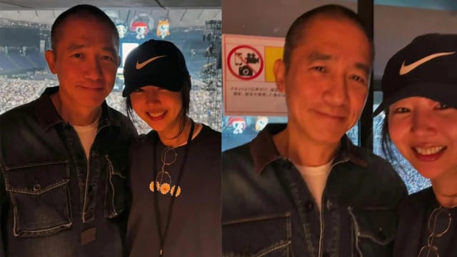 梁朝伟不再社恐？生日看NewJeans演唱会与闵锡珍亲切合影