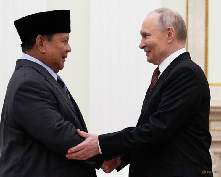 Indonesian president Prabowo to meet Putin in Russia for oil talks