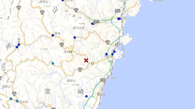 日本宫崎县发生5.1级地震