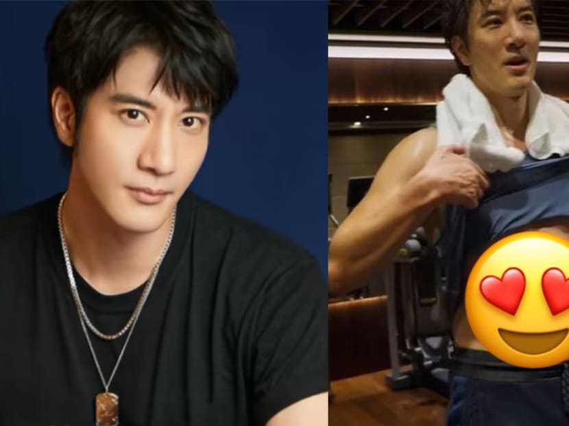 Wang Leehom shows off 6-pack abs, gets more compliments from the internet than he has in years