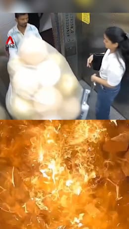 Birthday balloons explode in lift in India, injuring 2