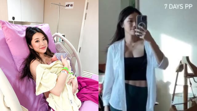 本地网红杨梦珺带妆30hrs生小孩　产后7天晒身材引众怒
