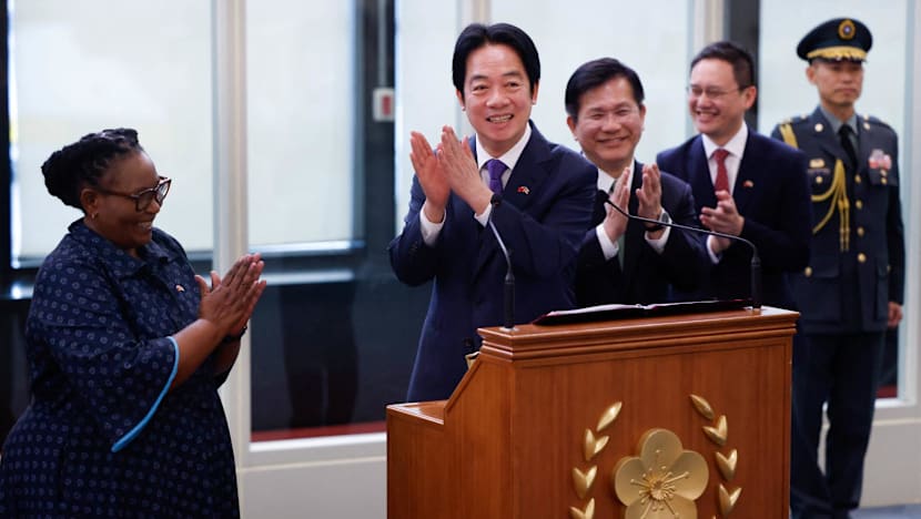 Taiwan won't give in to pressure, president says on return from Eswatini