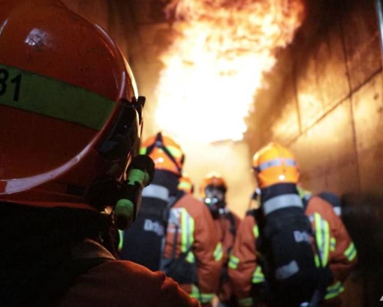 Fighting fires at sea: How the SCDF trains for incidents in the waters